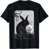 Kaninchenliebhaber, Kaninchen und Mond T-Shirt
