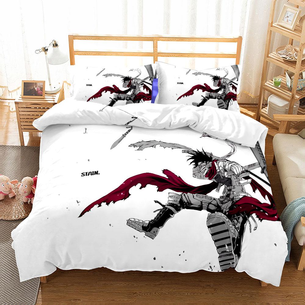 Deku Hero Academia Duvet Cover Set EU Single Double King US Twin Full Queen Size  Bed Linen Set