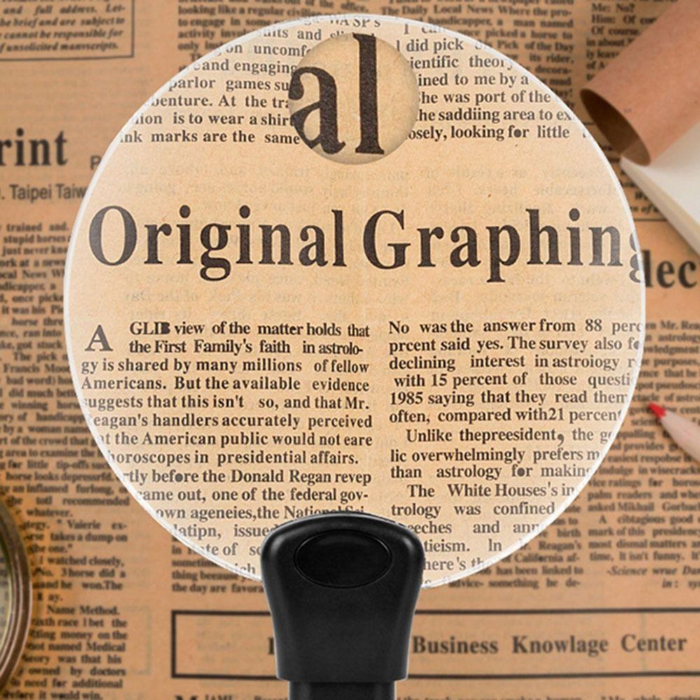 Large 3X/10X Magnifying Glass Reading Adjustable Magnifier Hands Free Magnifier  Detailed Working
