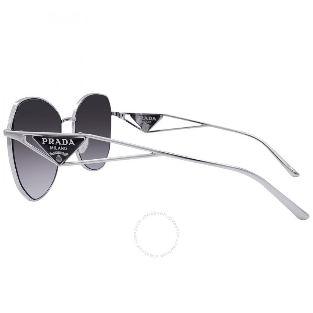 Prada Gray Gradient Irregular Ladies Sunglasses Pr 57ys 1bc5d1 57