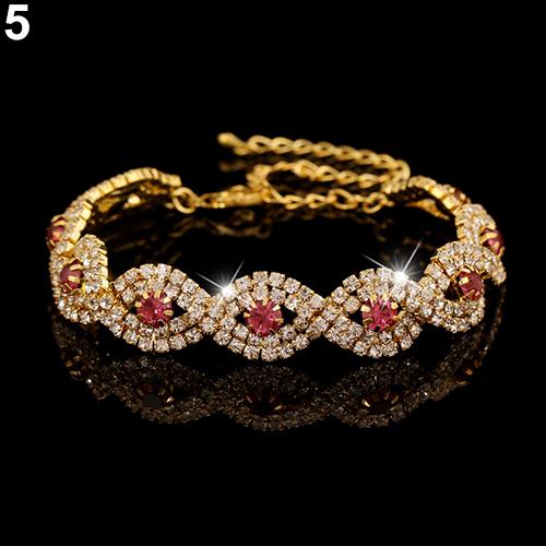 Elegant Deluxe Austrian Bracelet Women Infinity Bangle Gift