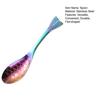 Dessert Spoon Heat-resistant Ergonomic Ice Cream Spoon Fish-shaped Stirring Spoon Tableware for Home