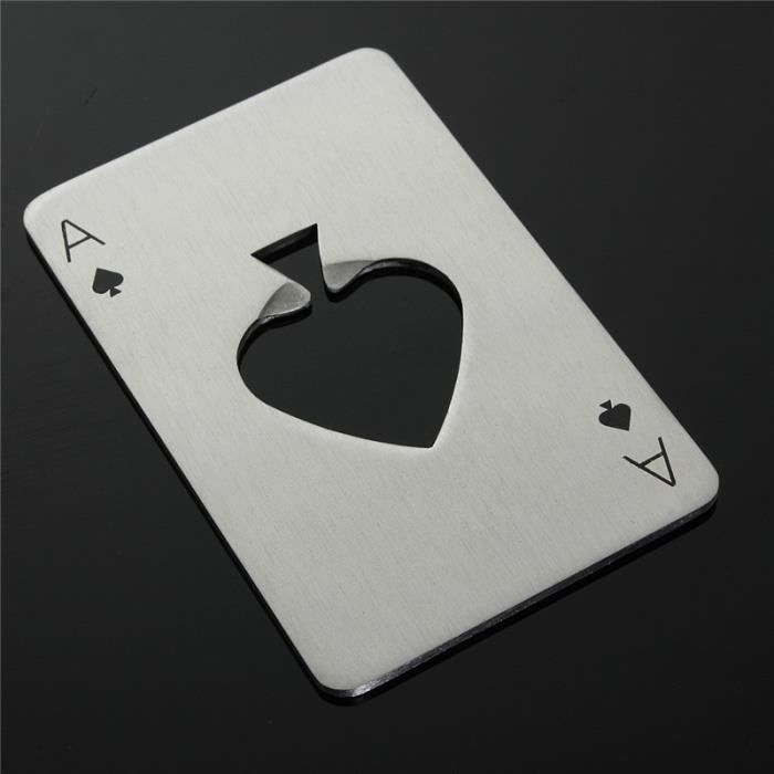 Bottle Opener - Demeuble - Poker Spade ACE - Stainless Steel - Elegant - Compact