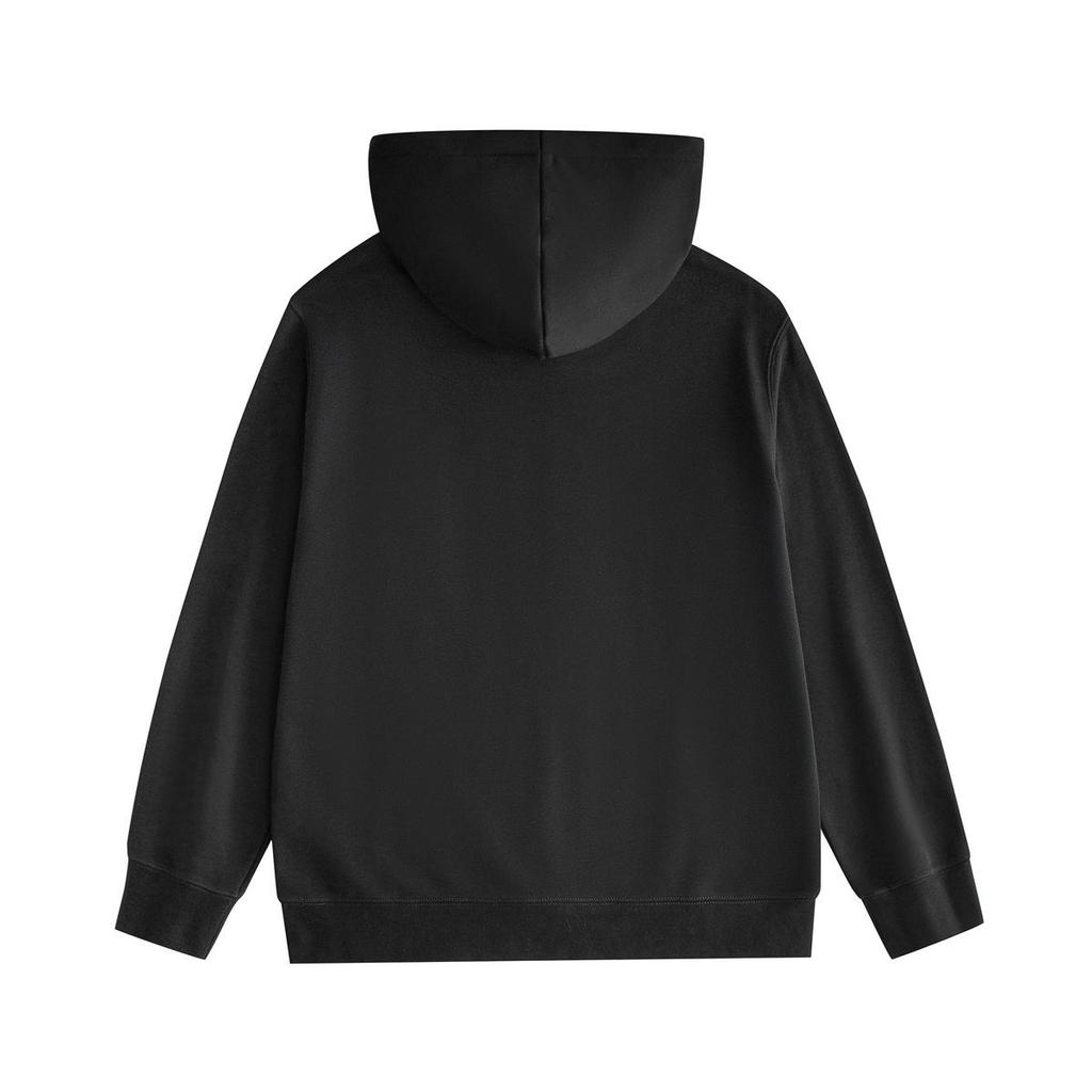 Unisex Classic Solid Color Logo Embroidered Hoodie