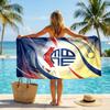 Bolton Wanderers FC Print Quick Dry Beach Towel Microfiber Absorbent Portable Travel Swimming Towel