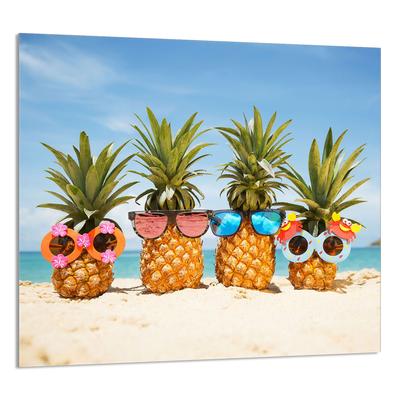 PANEL SZKLANY DO KUCHNI 65x60 Ananas