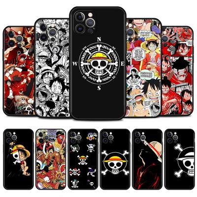 One Piece Luffy Collage Silikontelefonfodral För iPhone 11 12 13 Pro 12 Mini X XS Max XR 7 8 6 6S Plus SE 2020 Soft Cover Coque