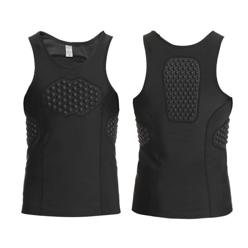 

Anti-Collision Sports Vest: Rugby, Basketball, Lumbar Support & Goalkeeper Gear L