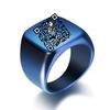 18MM Quadratischer Edelstahl QR-Code Bezahlring - Modisches Schlichtes Fingeraccessoire