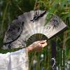 Traditional Chinese Style Hanfu Fan, Ancient Style Folding Fan for Men, Student New Chinese Style Portable Ancient Costume Fan, Summer