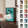 Walnoot Houten Tissuebox, met Artistiek Balletdanser Rok Ontwerp, Multifunctionele Keukenrolhouder voor Huisdecoratie Entree Eettafel