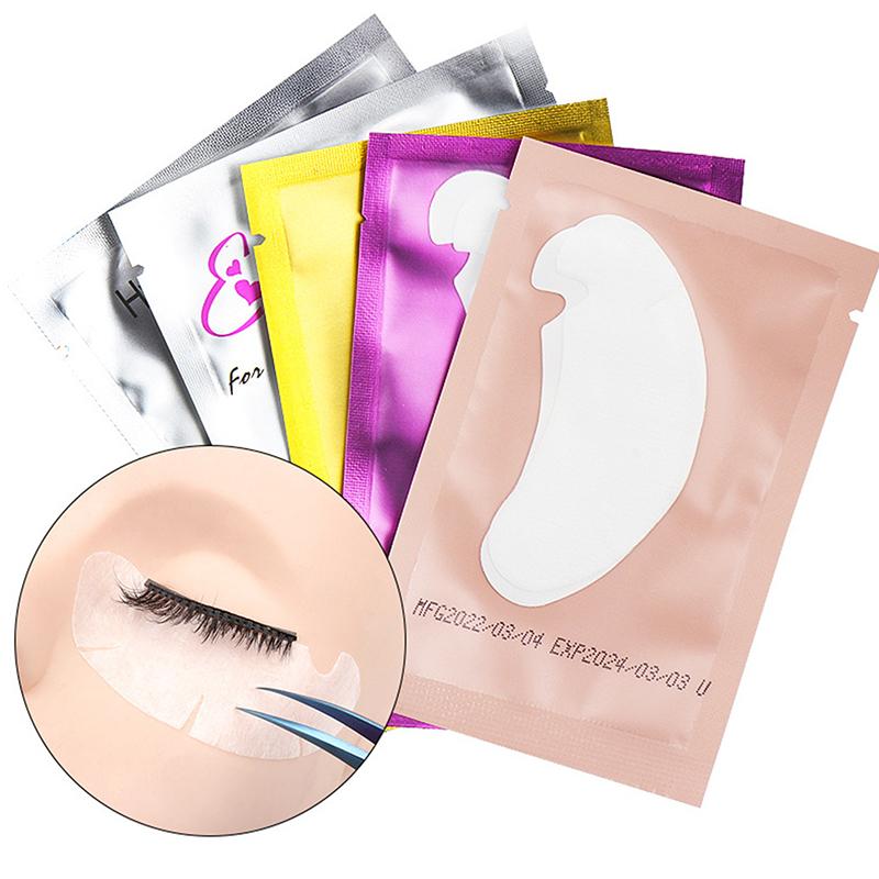50 Pairs Eyelash Extension Eye Patch Mat Gel Sanitary Eye Lash Patch Supplies