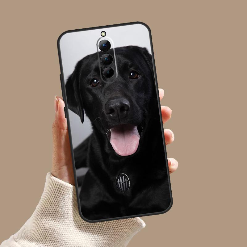 Black Labrador Dog Case For ZTE Nubia Red Magic 10 10S 9S 8S 8 9 11 Pro Plus 6 7 6S 7S Pro 5G 6R 10 Air Cover