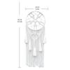 AEE4-Macrame Dream Catchers For Bedroom Adult Dream Catcher Wall Decor Large Boho Wall Hanging With Woven Leaves Decoration