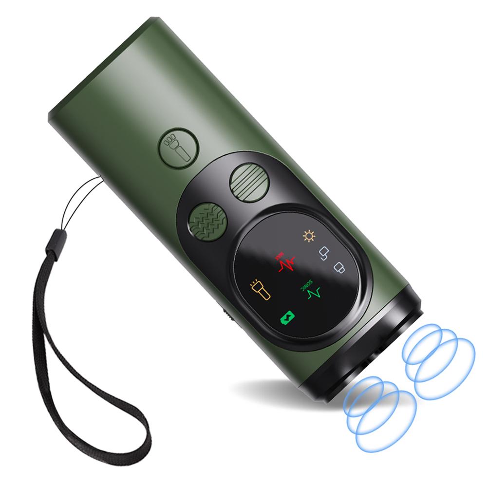 Portable Ultrasonic Dog Repeller High Quality Anti Barking Training Device Rechargeable Dog Deterrent Dog Trainer for Outdoors