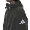 Adidas City Escape Loose Fit Shiny Crinkle Ripstop Hooded Jacket KQD44 Olive Strata Men's (JM2048) J/M
