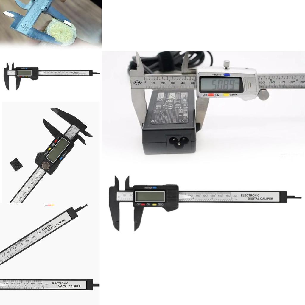 Digital Plastic Caliper With Large Screen For Jewelry And Craft Measuring