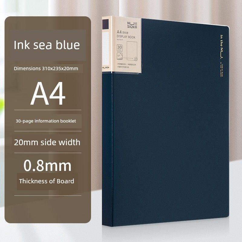 

with Number Index 60 Pages Student Test Paper Pregnancy Test Report Home Manual Storage Bag Office White Collar Plain Black and White Music Score [30 Pages] Ink Blue/With Index Page