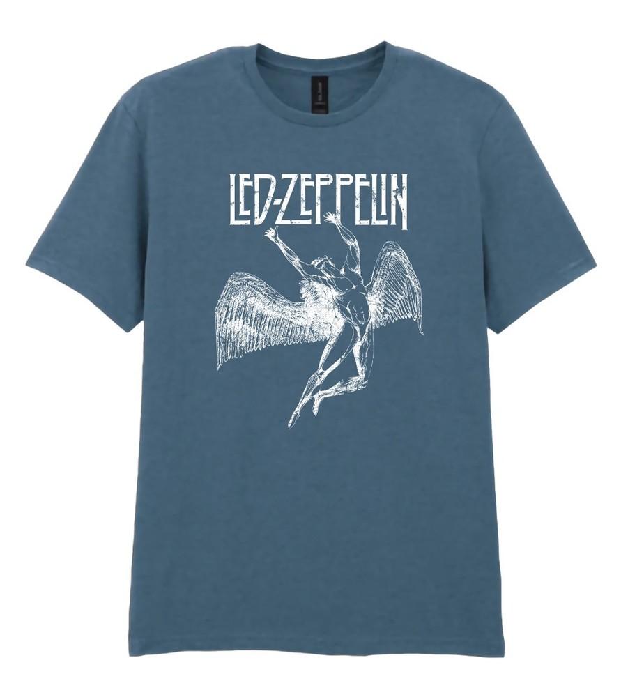 Led Zeppelin Angel Tshirt Hard rock heavy metal tee gift for music lovers XL