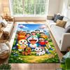 Doraemon Adventure Team Journey Non-Slip Home Carpet Design for Office Decor Living Room Gift