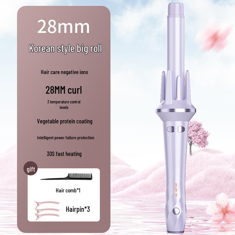 Minhuang Automatic 28mm Curling Iron, Negative Ion for Big, Fluffy Curls, Hair-Safe, Easy-to-Use