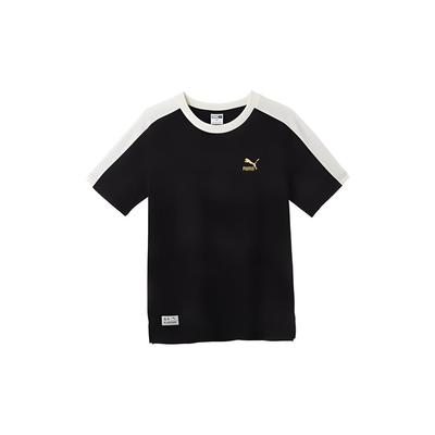 Classics United In Motion T7 Μπλουζάκι με Λογότυπο Casual Color Block Κοντομάνικο Ανδρικά Τοπ Μαύρο 629229-01