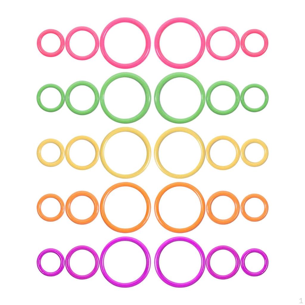 Multicolor Knitting Stitch Markers Sewing Tool Lightweight Removable DIY Making Tools for