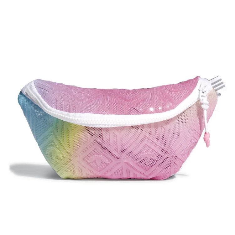 

Adidas Originals Gradient Trefoil Print Trendy Sports Casual Zipper TPU Chest Bag Unisex bags Bright-Colors H38866 Bright Color