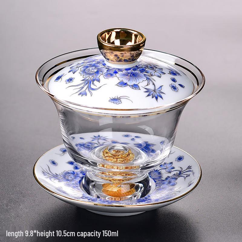 Xumu Xuan Enamel Glass Gaiwan Teacup
