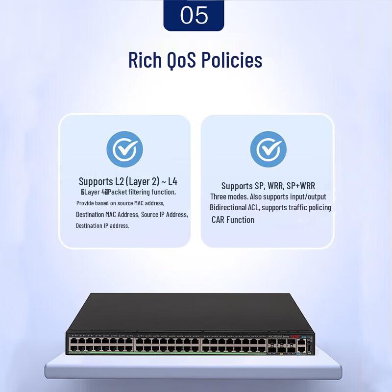 H3C S5130S-54S-EI-G Managed 10G Stacking Switch