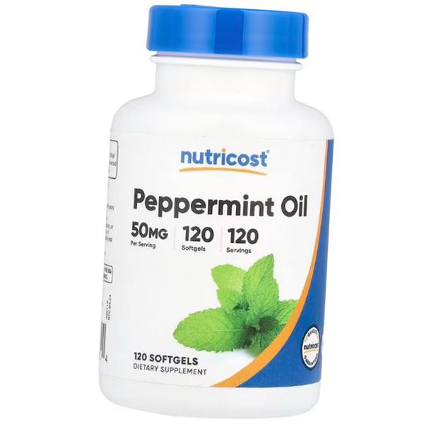 

Масло мяты перечной, Peppermint Oil 50, Nutricost (71647040) 120softgels
