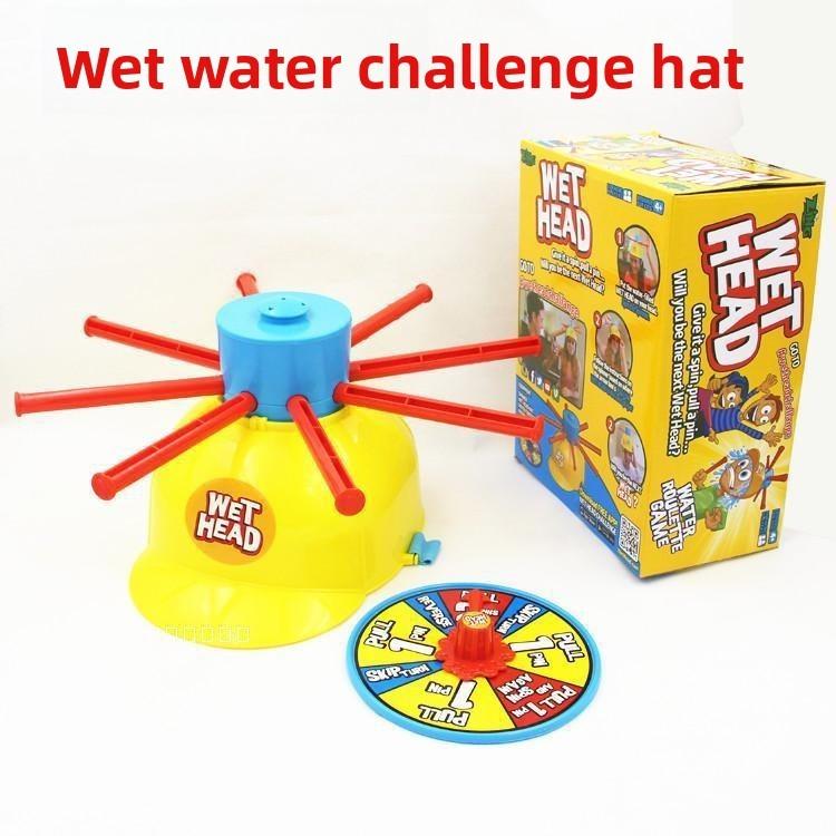 Wet Head Game Water Challenge Hat With Plastic Material For Party Fun And Pranks
