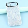 For iPhone 17 Air Case IMD Design Shockproof Hybrid Phone Cover with Glass Lens Film
