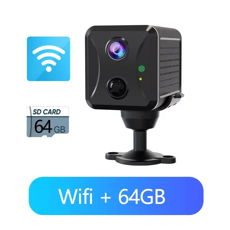 Ubox Mini 4G Security Camera SIM Card or Wifi 5MP Survalance IP Camera 3800 MAh Big Battery Low Power Voice Intercom CCTV Camera