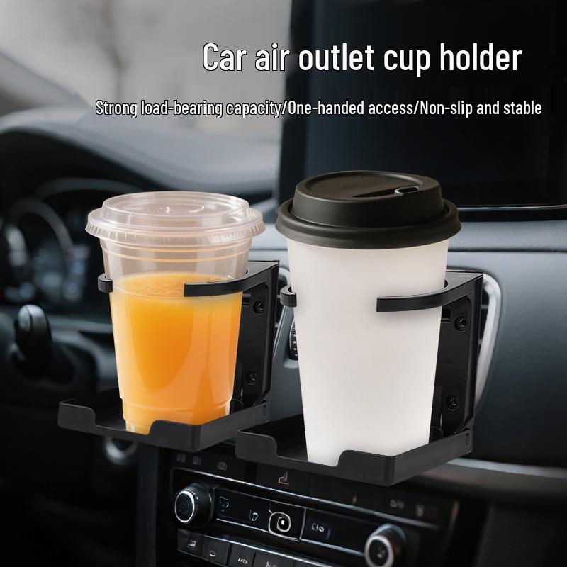 Adjustable Wall-Mounted Folding Cup Holder for Cars, RVs, Yachts, and Desks