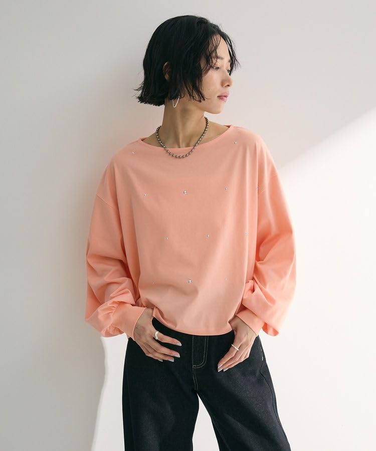 Pullover Hot Fit Pink [Green Parks] Sweater, Pullover, Women's,