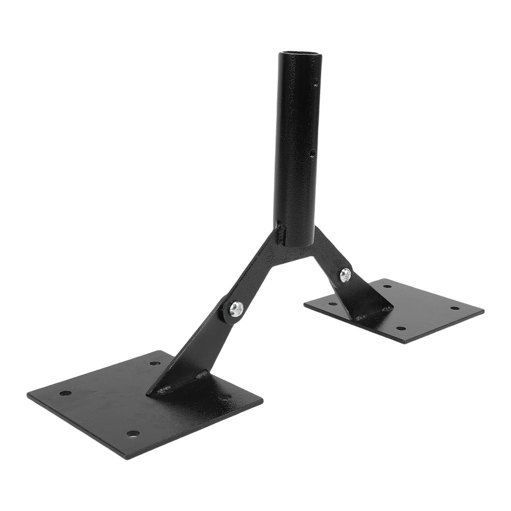 Weathervane Roof Mount Thick Carbon Steel Adjustable Wind Vane Roof Bracket for Antenna Flagpole Sprinkler