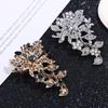 Exquisite  Colorful  Big Flower Brooch Charm Ladies Wedding Party Costume Jewelry Accessories Gift
