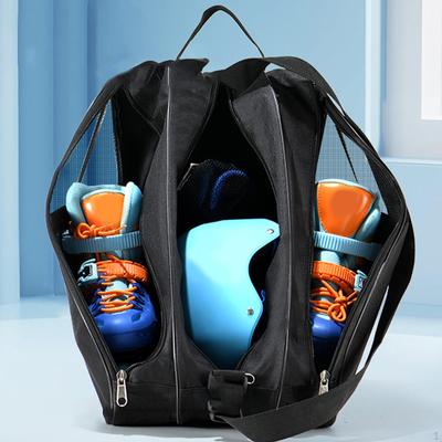 Rollschuhtasche, Eislaufschuhtasche, großes Fassungsvermögen, Oxford-Stoff, langlebig, für Eis