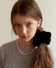 Tatiana Velvet Pearl Hair Scrunchie_Hb0101