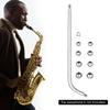 Saxofonreparationsverktygssats Lång stång + metallkula + hinkkula Saxhalsunderhållsverktyg för alt-/tenorsaxofonblåsinstrument