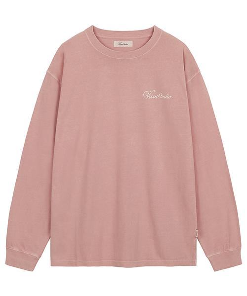 Viva Studio Курсивный Логотип Лонгслив [Розовый] Pink (Pink)/L