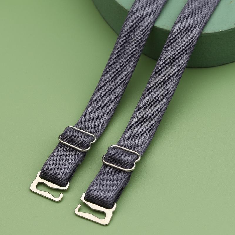 

Регулируемые съемные нескользящие бретели для бюстгальтера из европейской и американской трансграничной ткани Width 1.5cm, Length 36cm