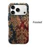 Heritage Rococo Damask Motif Art Graphic Film Aesthetic Protective Shockproof Bumper Case Cover For iPhone 14 15 16 Pro Max Plus