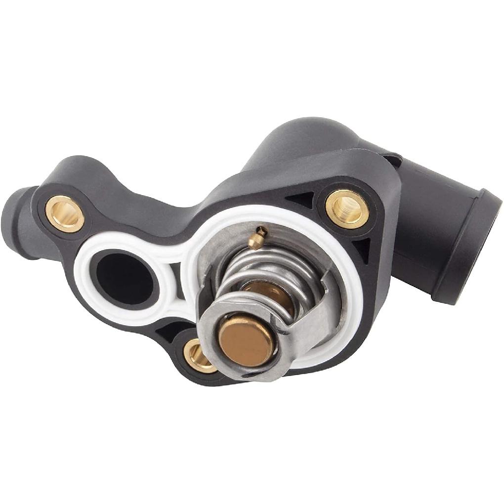 11531486703 Engine Coolant Thermostat & Housing for Mini Cooper 2002 2003 2004 2005 2006 2007 2008 Cooper S 2006 2007, 11537829959 11537596787