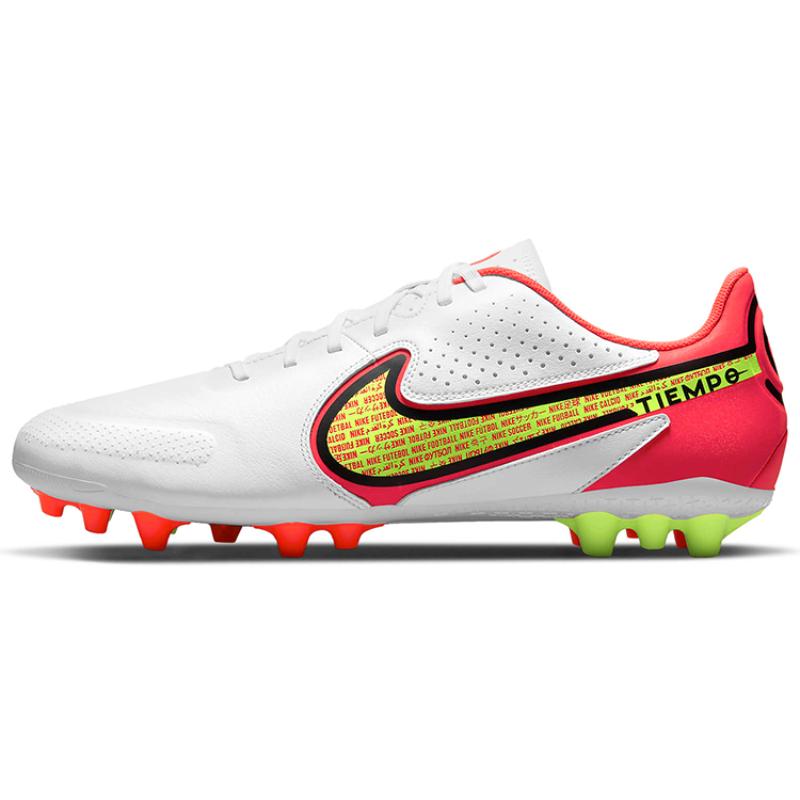 Nike Legend 9 Academy AG Artificial Grass 'White Dark Red Yellow' Training Soccer Shoes DB0627-176