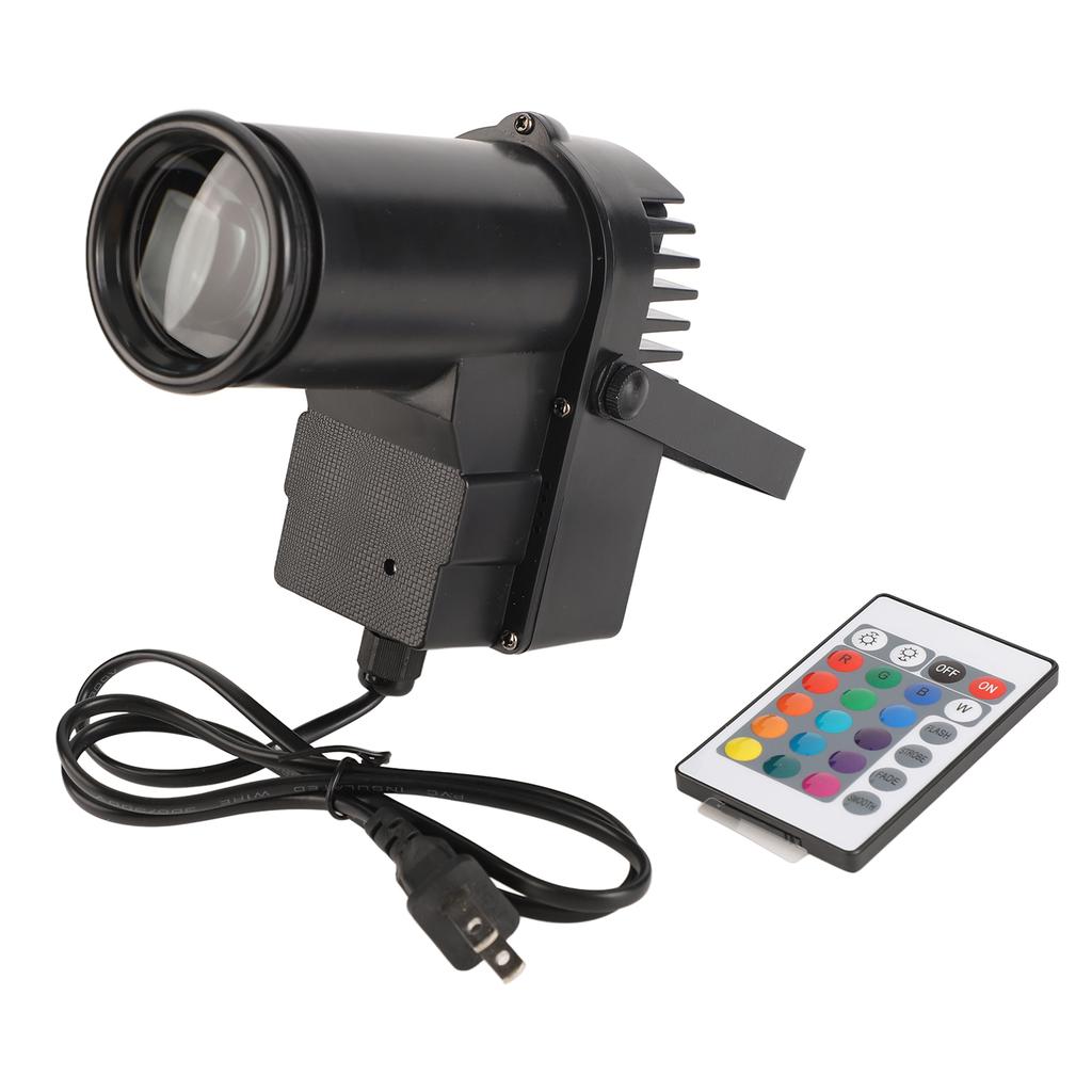 LED Wedding Spotlight Pinspot Light Stage Spotlight Adjustable Angle Remote Controlling for Party Wedding 10W Stage Spotlight
