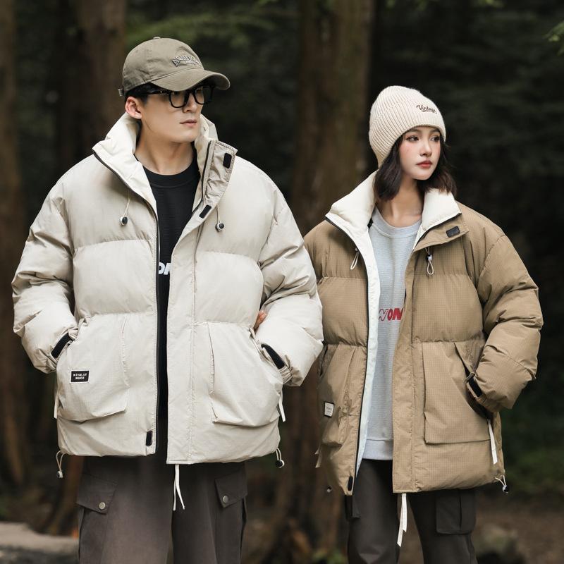 Winter Men Thick Padded Jacket Coat Fashion Casual Women