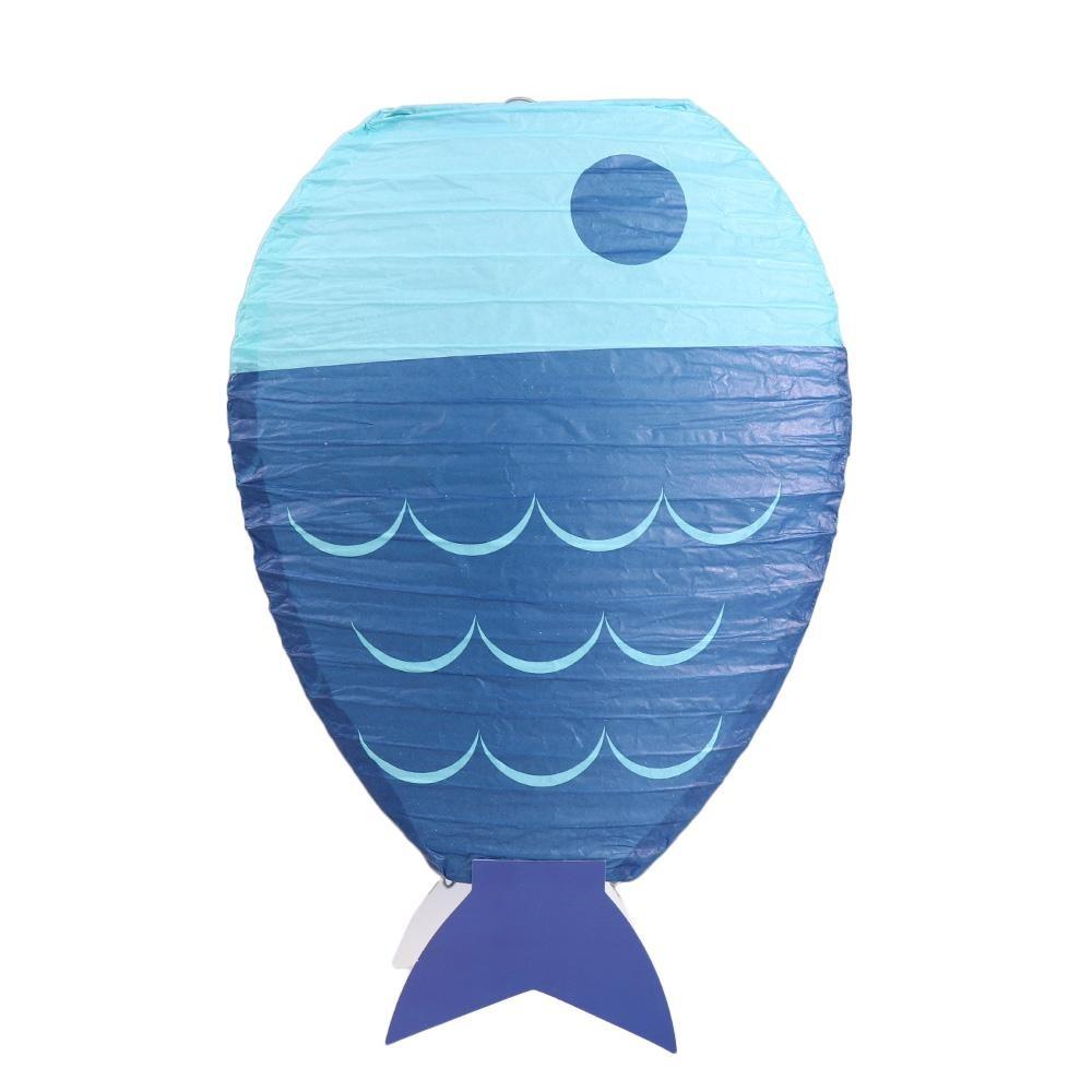 Lanterna di Carta Portafortuna a Forma di Pesce Carino per Matrimonio Decorazione con Luce di Candela Forniture per Feste