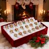 2D Flat Acrylic Mystery Box 24pcs Pendant With Airplane Box Funny Christmas Countdown Calendar